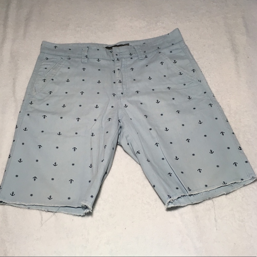 Hawkings McGill anchor print shorts